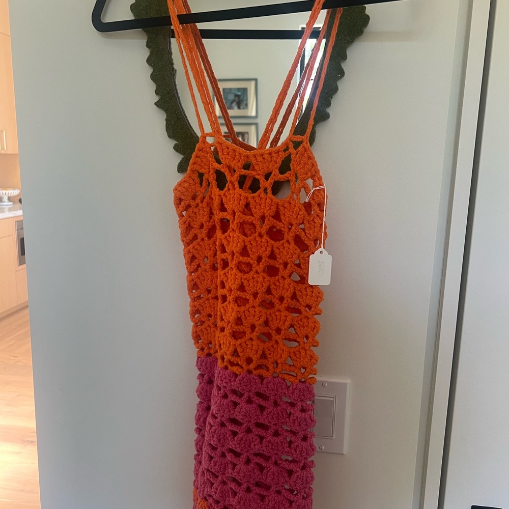 Summer Colorful Crochet Dress